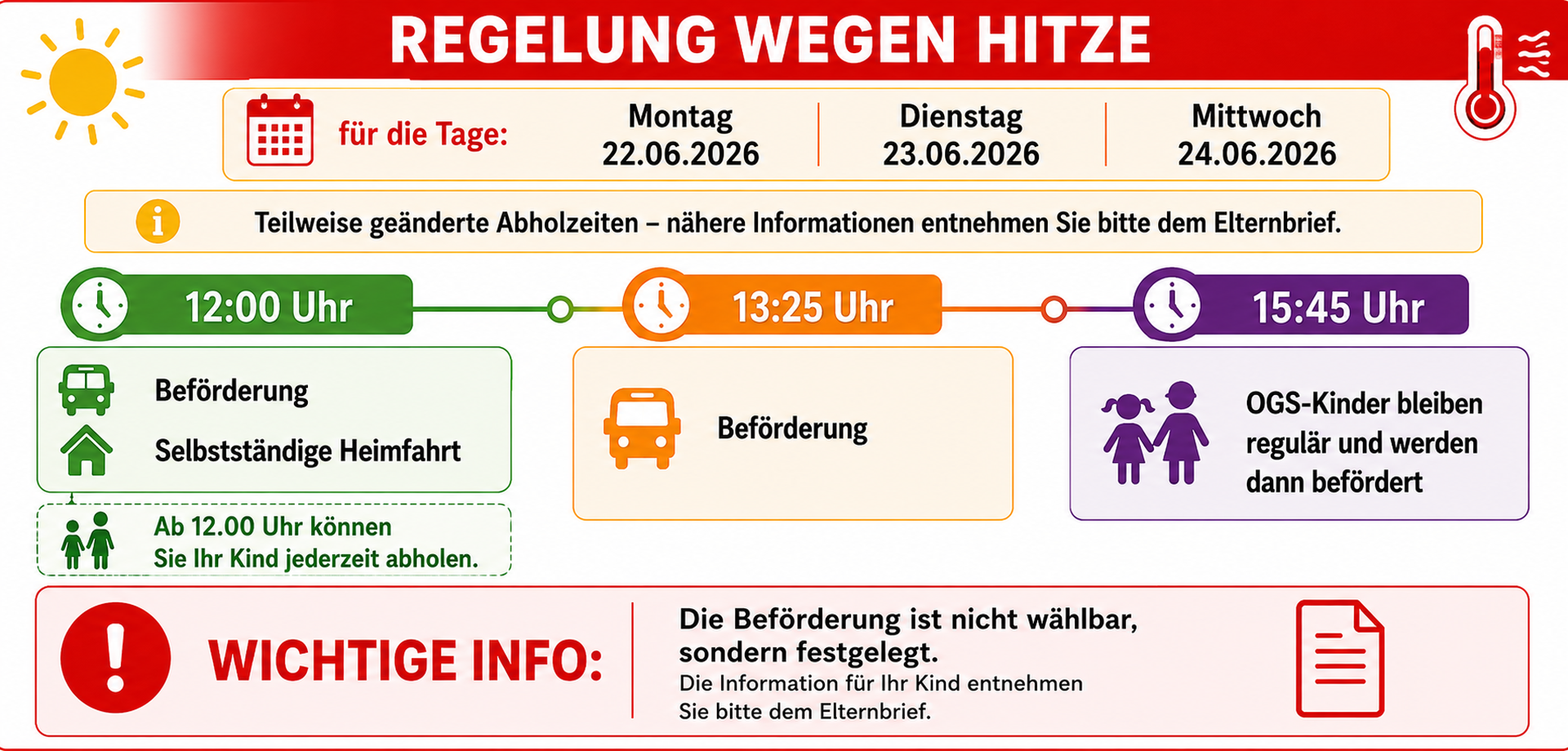 Info zu Hitzefrei Juni 2026