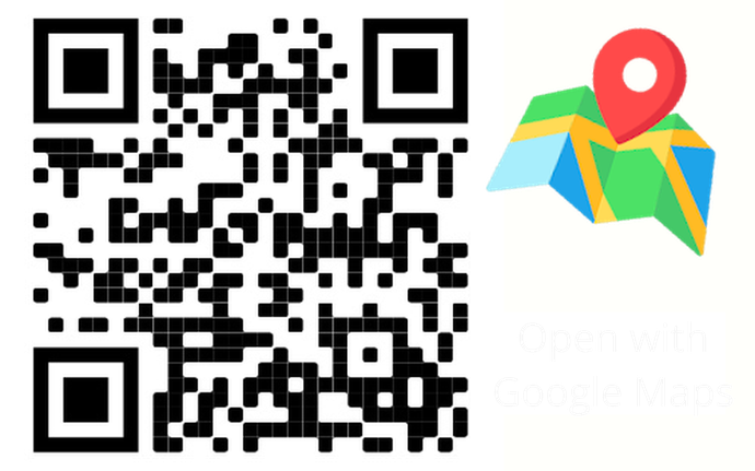 QR Code with Google Maps icon